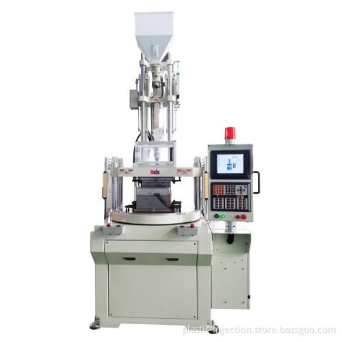 Rotary table vertical injection molding machine